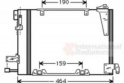VAN WEZEL 37005250 -  Конденсатор, кондиционер